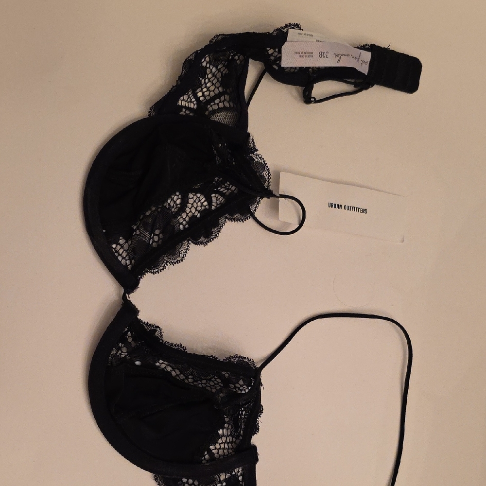 Black Lace Bra by Urban Outfitters